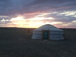a ger is a Mongolian yurt, it's where Mongolians live, herd, cook, and hang out, and we joined them from time to time for a fun way to spend the night.